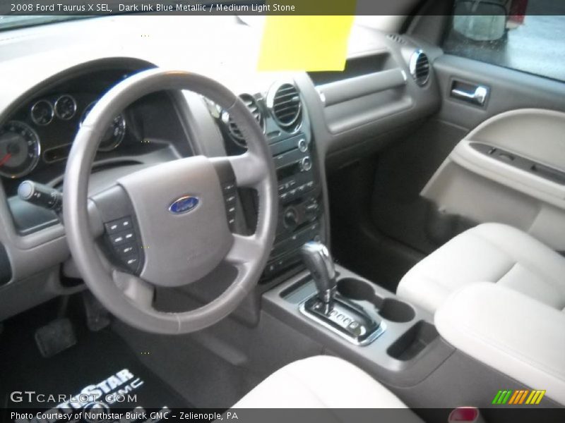 Dark Ink Blue Metallic / Medium Light Stone 2008 Ford Taurus X SEL