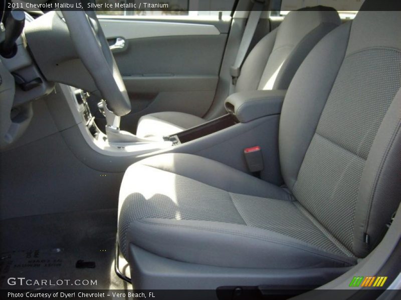 Silver Ice Metallic / Titanium 2011 Chevrolet Malibu LS