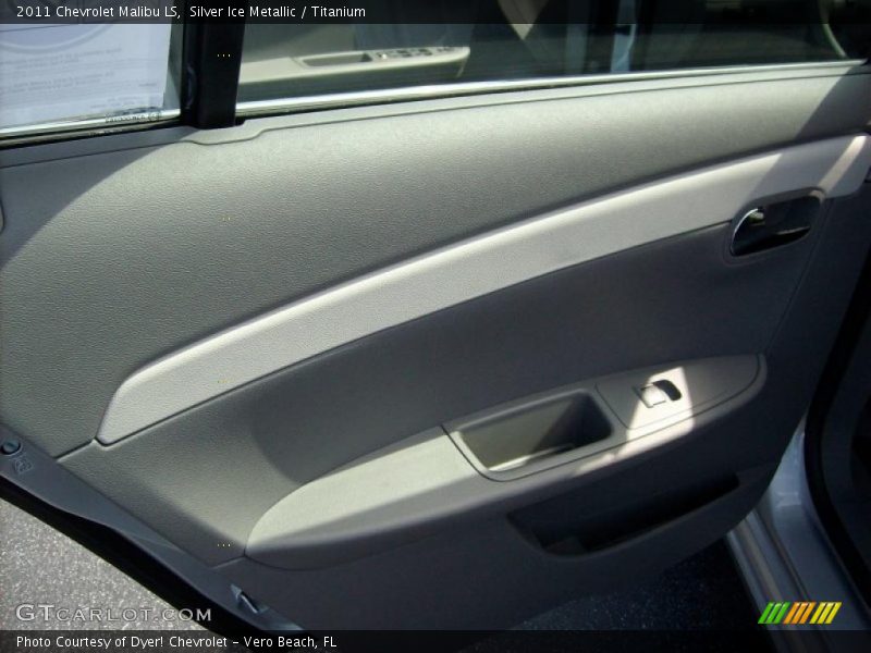 Silver Ice Metallic / Titanium 2011 Chevrolet Malibu LS