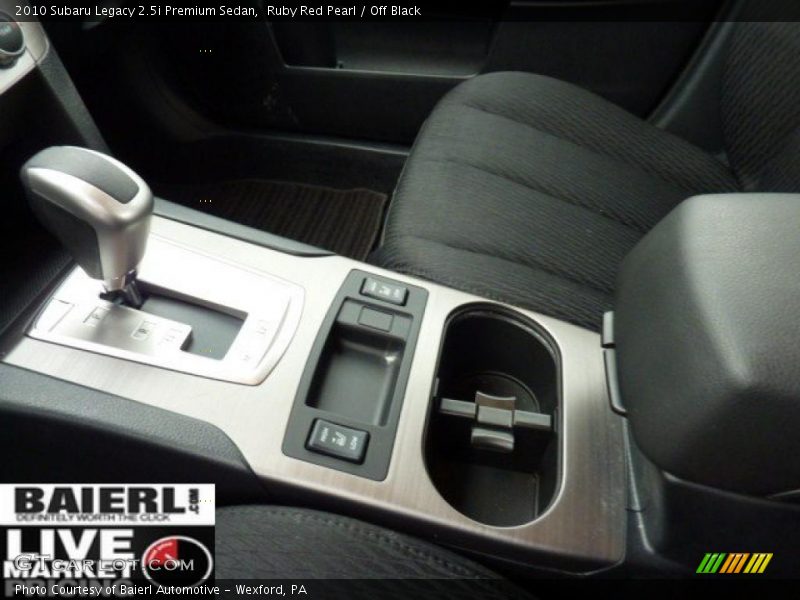 Ruby Red Pearl / Off Black 2010 Subaru Legacy 2.5i Premium Sedan