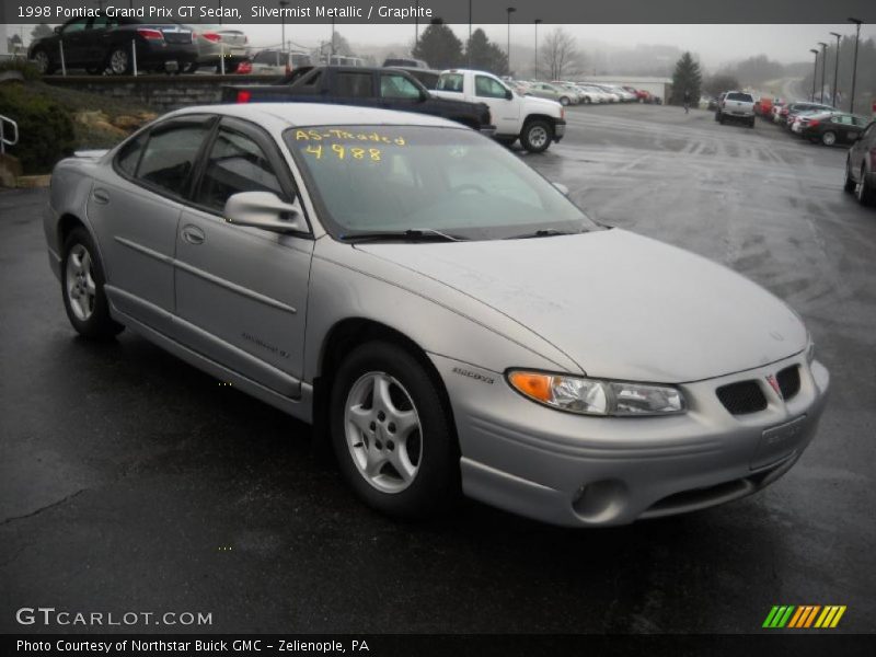 Silvermist Metallic / Graphite 1998 Pontiac Grand Prix GT Sedan