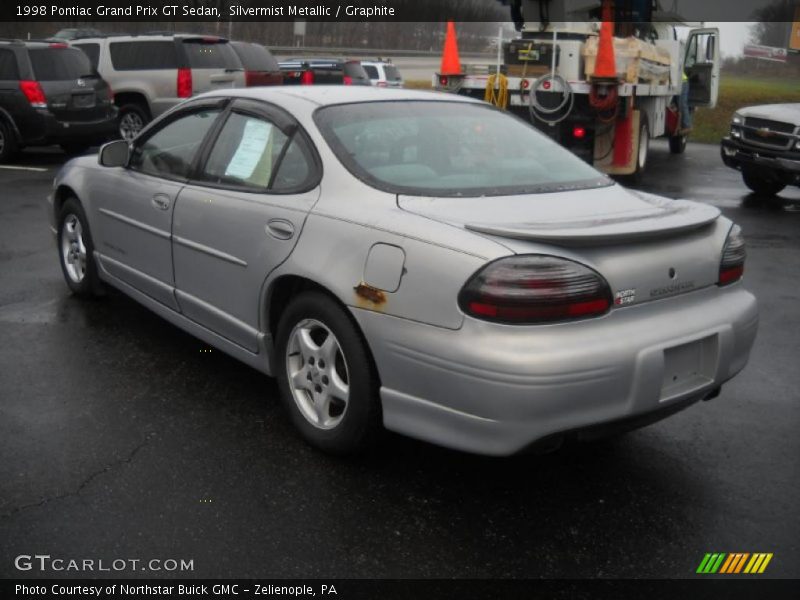 Silvermist Metallic / Graphite 1998 Pontiac Grand Prix GT Sedan