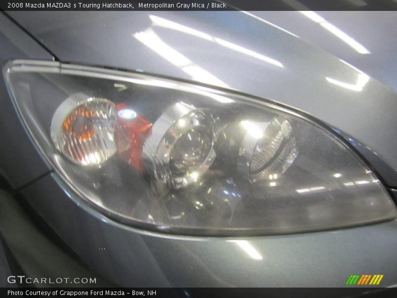 Metropolitan Gray Mica / Black 2008 Mazda MAZDA3 s Touring Hatchback