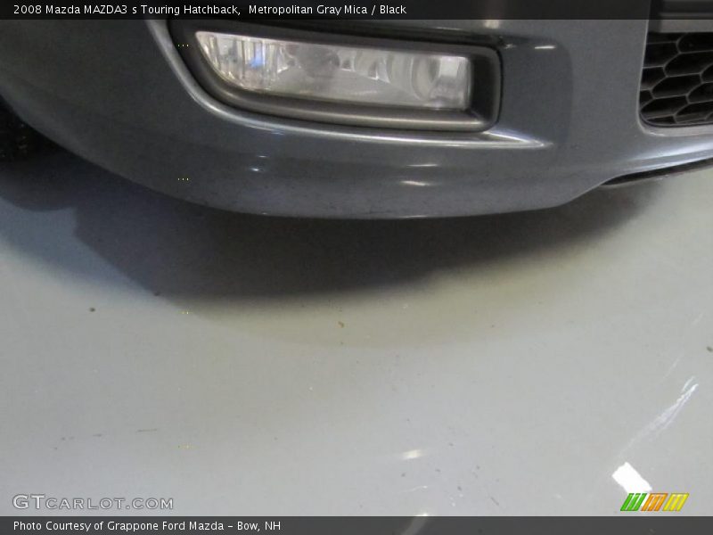 Metropolitan Gray Mica / Black 2008 Mazda MAZDA3 s Touring Hatchback