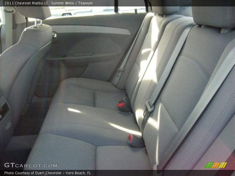 Summit White / Titanium 2011 Chevrolet Malibu LS