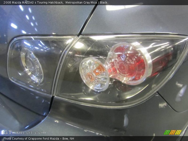 Metropolitan Gray Mica / Black 2008 Mazda MAZDA3 s Touring Hatchback