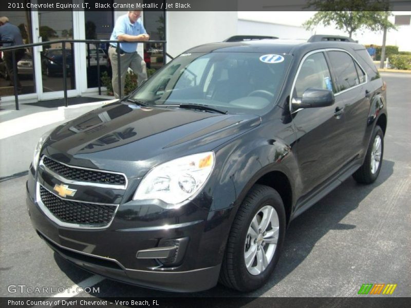 Black Granite Metallic / Jet Black 2011 Chevrolet Equinox LT