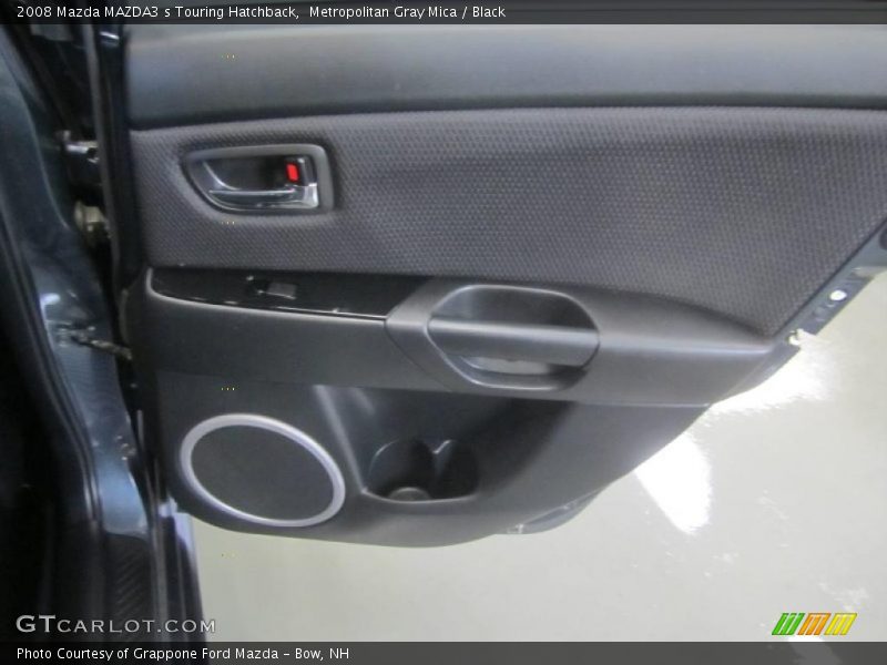 Metropolitan Gray Mica / Black 2008 Mazda MAZDA3 s Touring Hatchback