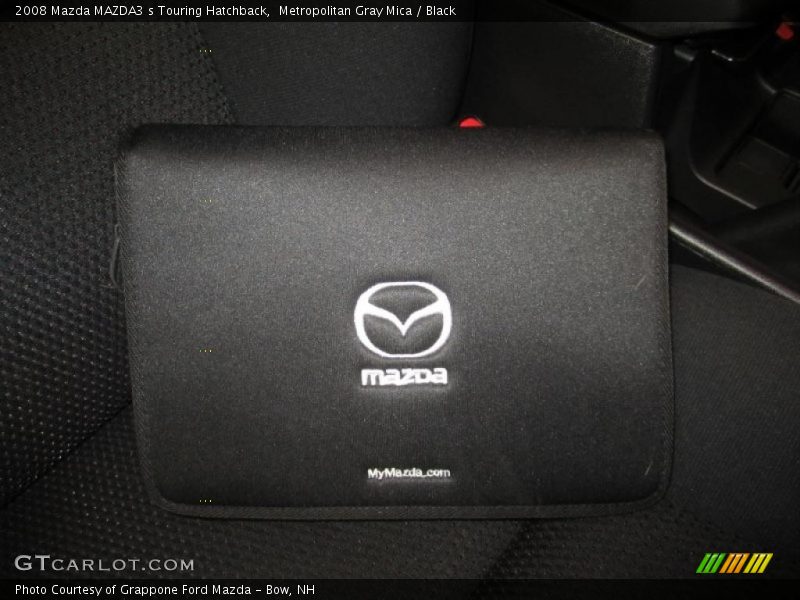 Metropolitan Gray Mica / Black 2008 Mazda MAZDA3 s Touring Hatchback