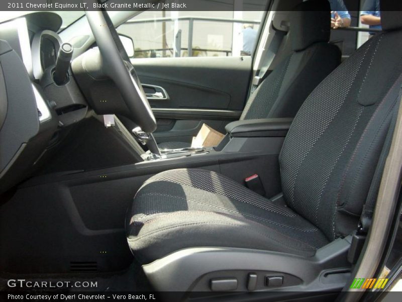 Black Granite Metallic / Jet Black 2011 Chevrolet Equinox LT
