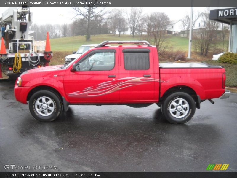  2004 Frontier SC Crew Cab 4x4 Aztec Red