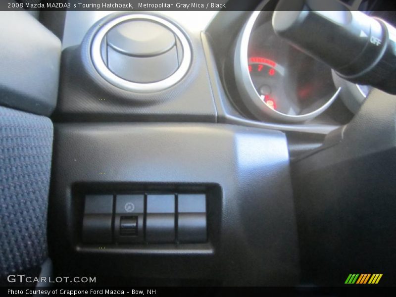 Metropolitan Gray Mica / Black 2008 Mazda MAZDA3 s Touring Hatchback