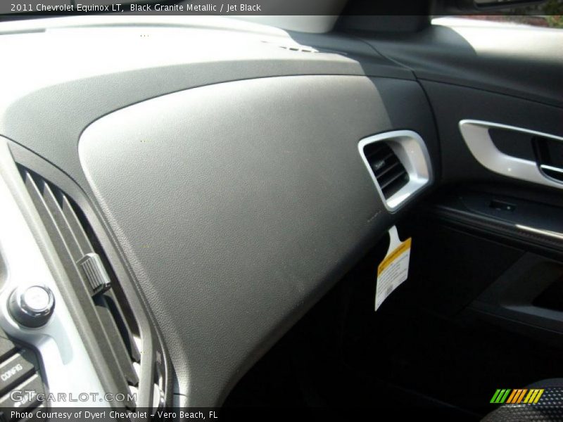 Black Granite Metallic / Jet Black 2011 Chevrolet Equinox LT
