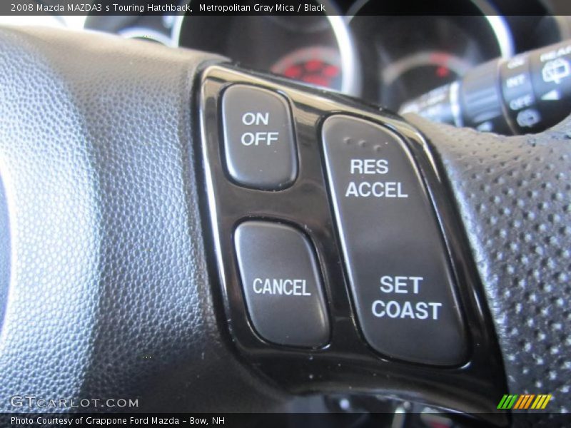 Metropolitan Gray Mica / Black 2008 Mazda MAZDA3 s Touring Hatchback