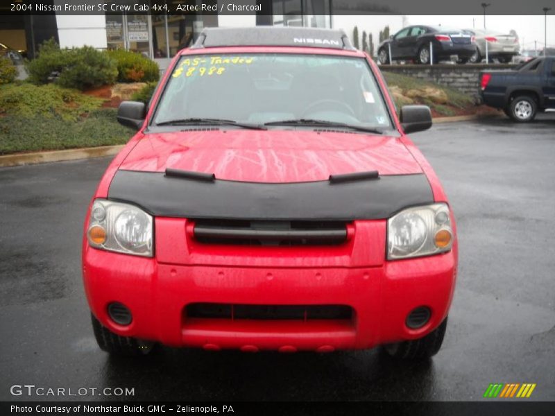 Aztec Red / Charcoal 2004 Nissan Frontier SC Crew Cab 4x4