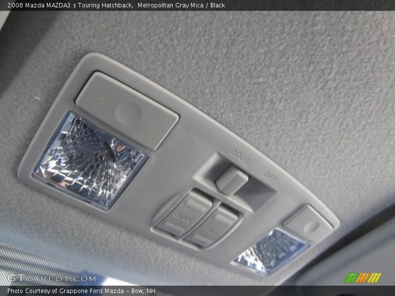 Metropolitan Gray Mica / Black 2008 Mazda MAZDA3 s Touring Hatchback
