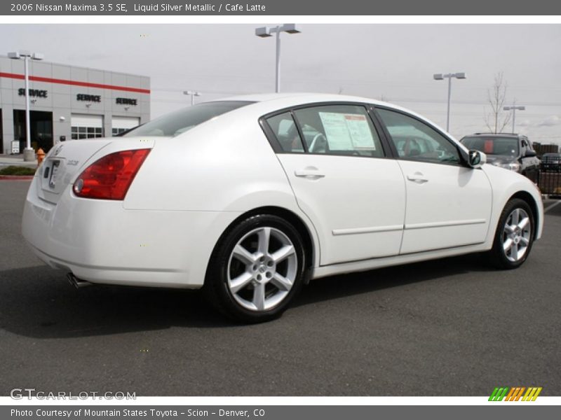 Liquid Silver Metallic / Cafe Latte 2006 Nissan Maxima 3.5 SE
