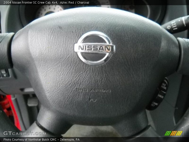 Aztec Red / Charcoal 2004 Nissan Frontier SC Crew Cab 4x4