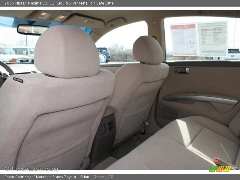Liquid Silver Metallic / Cafe Latte 2006 Nissan Maxima 3.5 SE
