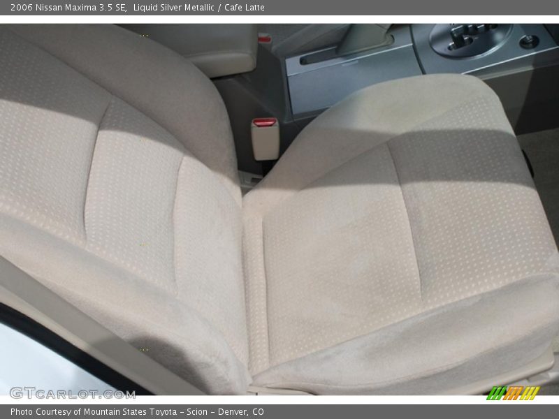 Liquid Silver Metallic / Cafe Latte 2006 Nissan Maxima 3.5 SE