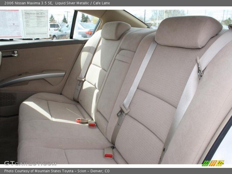 Liquid Silver Metallic / Cafe Latte 2006 Nissan Maxima 3.5 SE