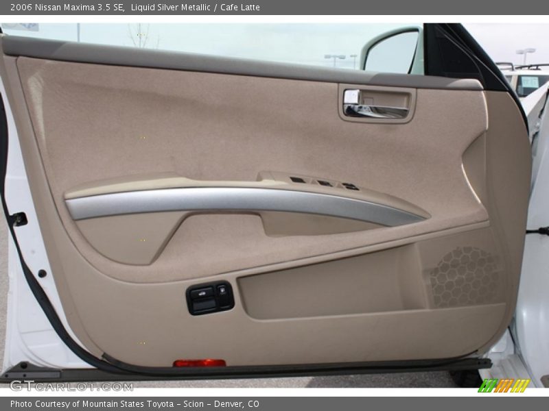 Liquid Silver Metallic / Cafe Latte 2006 Nissan Maxima 3.5 SE