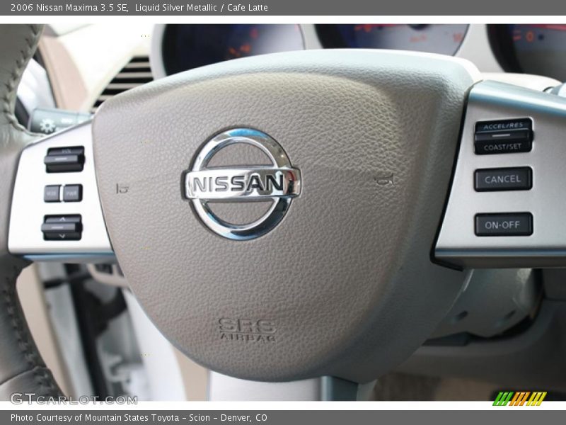 Liquid Silver Metallic / Cafe Latte 2006 Nissan Maxima 3.5 SE