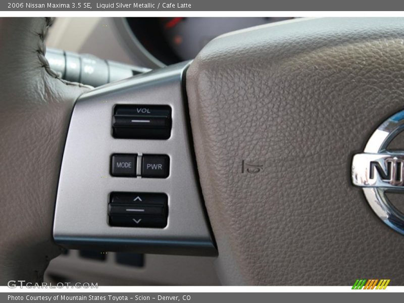 Liquid Silver Metallic / Cafe Latte 2006 Nissan Maxima 3.5 SE