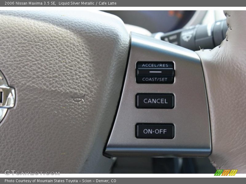 Liquid Silver Metallic / Cafe Latte 2006 Nissan Maxima 3.5 SE