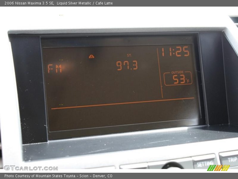Liquid Silver Metallic / Cafe Latte 2006 Nissan Maxima 3.5 SE