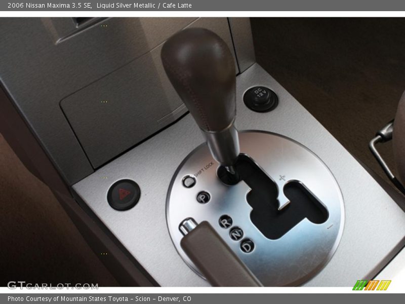 Liquid Silver Metallic / Cafe Latte 2006 Nissan Maxima 3.5 SE