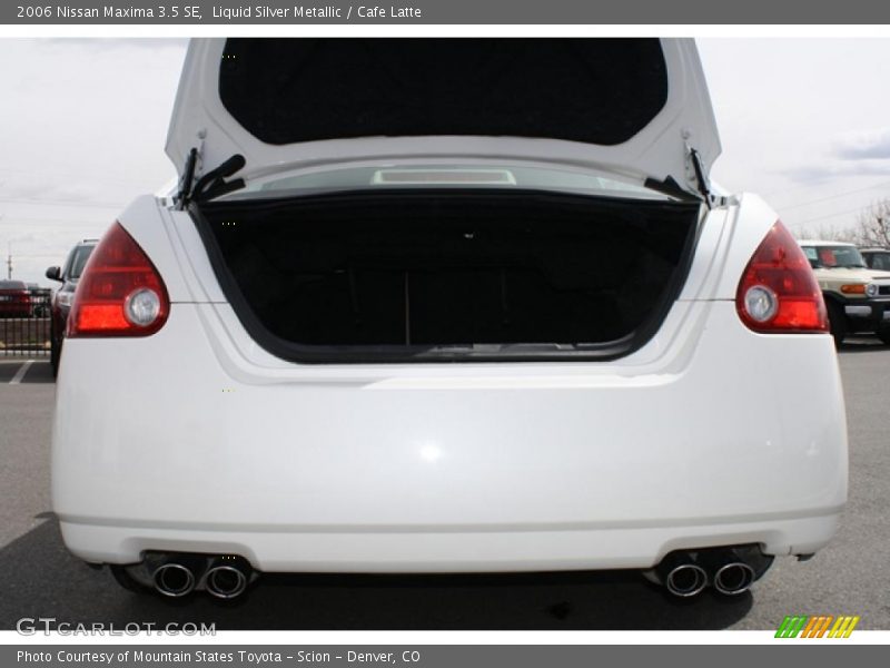 Liquid Silver Metallic / Cafe Latte 2006 Nissan Maxima 3.5 SE
