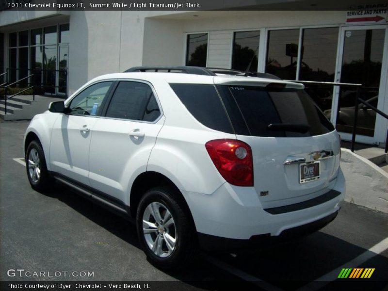 Summit White / Light Titanium/Jet Black 2011 Chevrolet Equinox LT