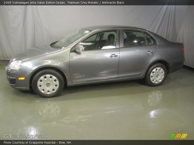 Platinum Grey Metallic / Anthracite Black 2006 Volkswagen Jetta Value Edition Sedan