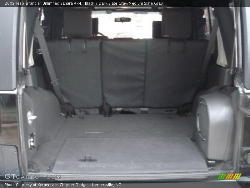 Black / Dark Slate Gray/Medium Slate Gray 2009 Jeep Wrangler Unlimited Sahara 4x4