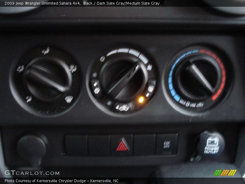 Black / Dark Slate Gray/Medium Slate Gray 2009 Jeep Wrangler Unlimited Sahara 4x4
