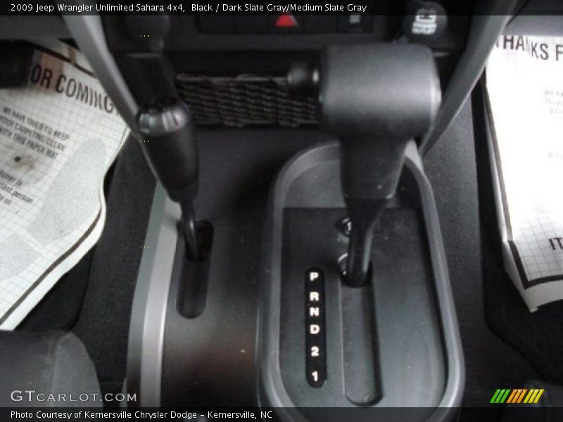  2009 Wrangler Unlimited Sahara 4x4 4 Speed Automatic Shifter