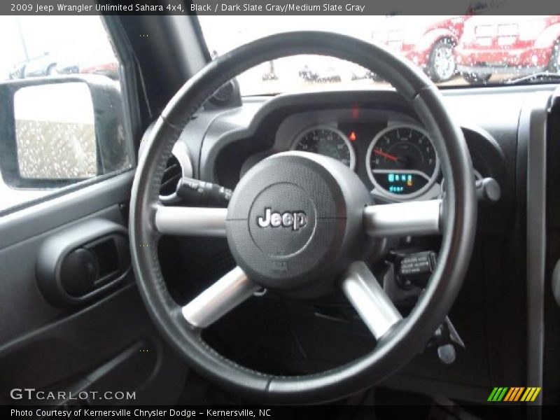Black / Dark Slate Gray/Medium Slate Gray 2009 Jeep Wrangler Unlimited Sahara 4x4