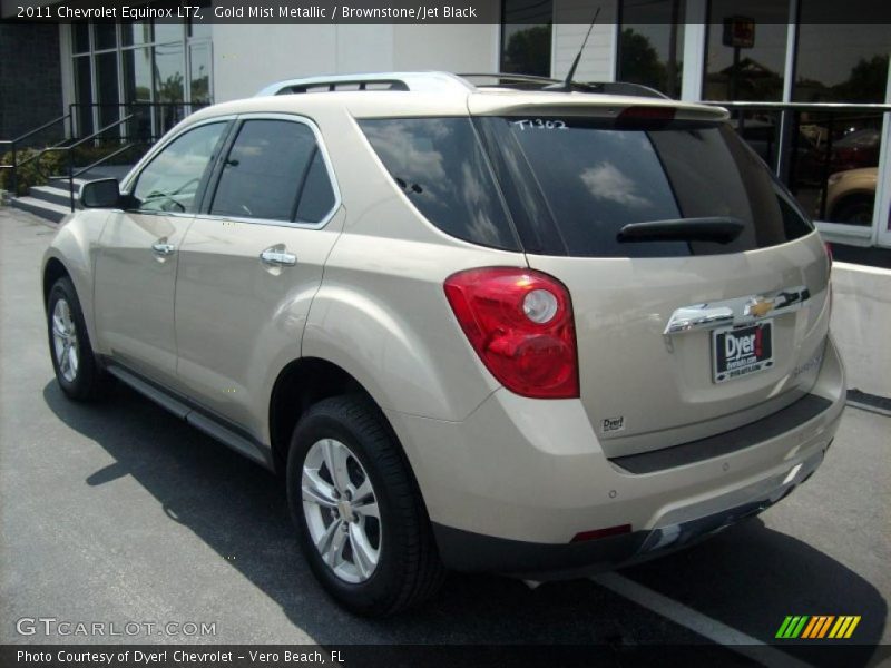 Gold Mist Metallic / Brownstone/Jet Black 2011 Chevrolet Equinox LTZ