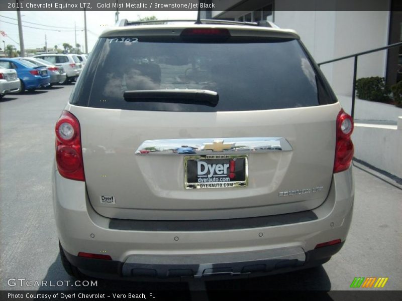 Gold Mist Metallic / Brownstone/Jet Black 2011 Chevrolet Equinox LTZ