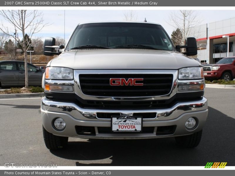 Silver Birch Metallic / Medium Gray 2007 GMC Sierra 2500HD Classic SLT Crew Cab 4x4