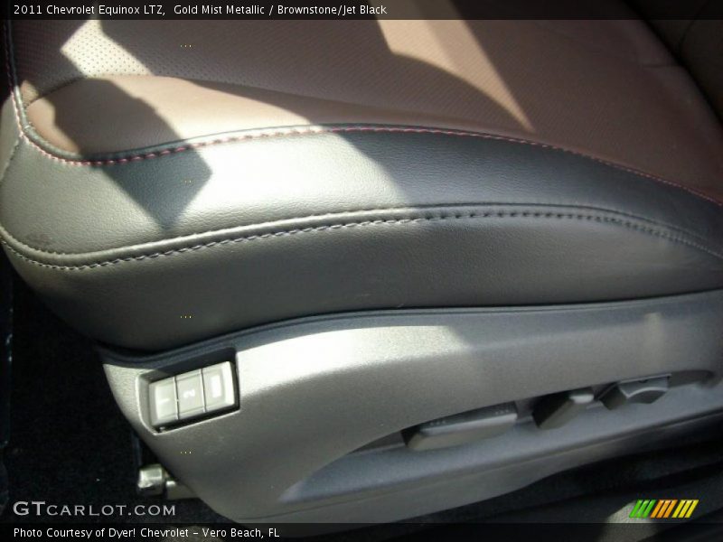 Gold Mist Metallic / Brownstone/Jet Black 2011 Chevrolet Equinox LTZ