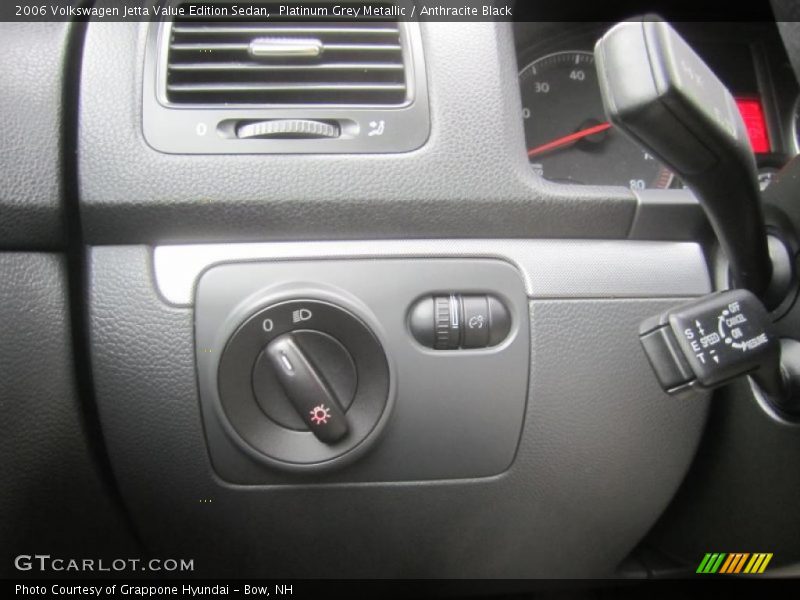 Platinum Grey Metallic / Anthracite Black 2006 Volkswagen Jetta Value Edition Sedan