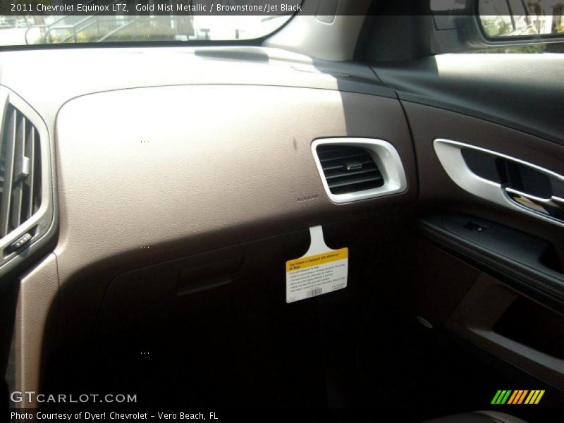 Gold Mist Metallic / Brownstone/Jet Black 2011 Chevrolet Equinox LTZ