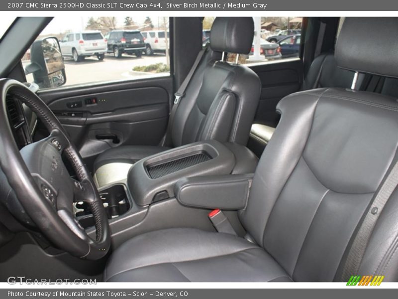 Silver Birch Metallic / Medium Gray 2007 GMC Sierra 2500HD Classic SLT Crew Cab 4x4