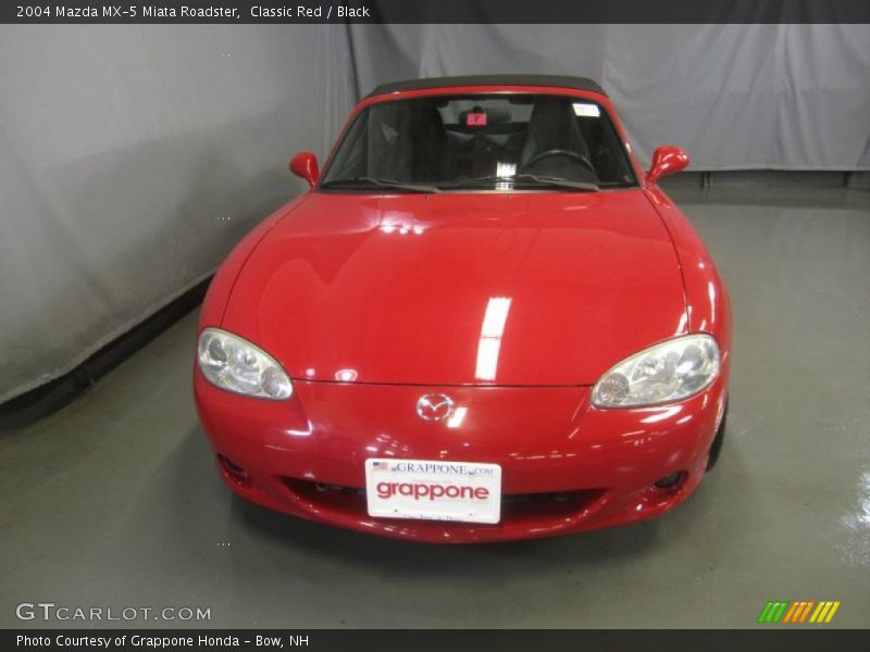 Classic Red / Black 2004 Mazda MX-5 Miata Roadster