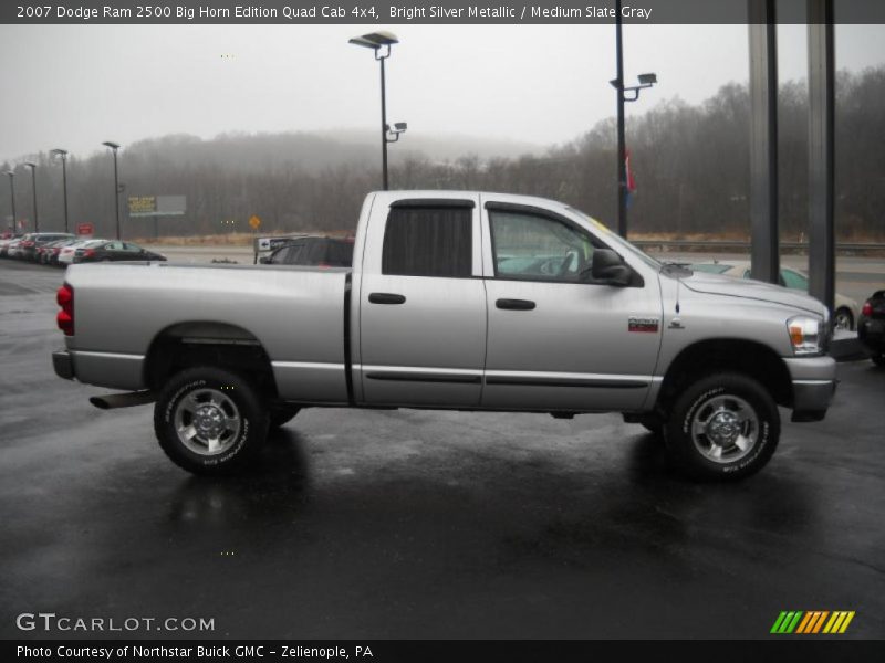 Bright Silver Metallic / Medium Slate Gray 2007 Dodge Ram 2500 Big Horn Edition Quad Cab 4x4