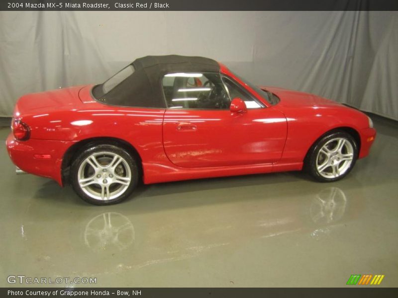Classic Red / Black 2004 Mazda MX-5 Miata Roadster