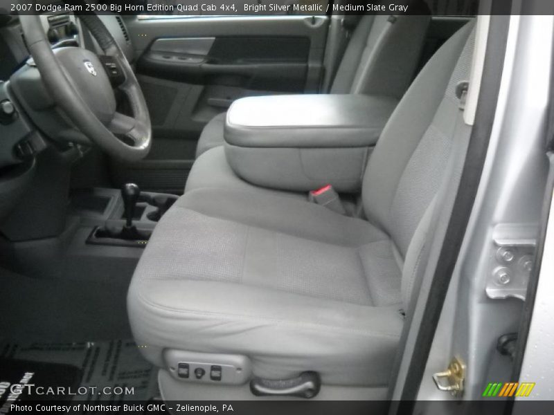 Bright Silver Metallic / Medium Slate Gray 2007 Dodge Ram 2500 Big Horn Edition Quad Cab 4x4