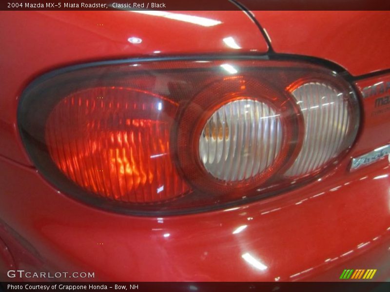 Classic Red / Black 2004 Mazda MX-5 Miata Roadster